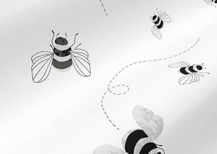 Bumble Bees, Dapple - Roller Blind - Image 4